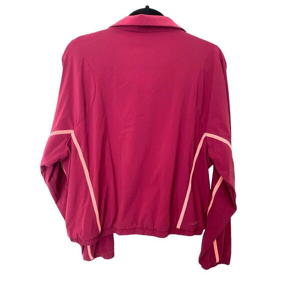 NWOT Outdoor Voices Cropped Lightspeed Quarter Zip Pullover In Burgundy - Size L - Picture 3 of 6